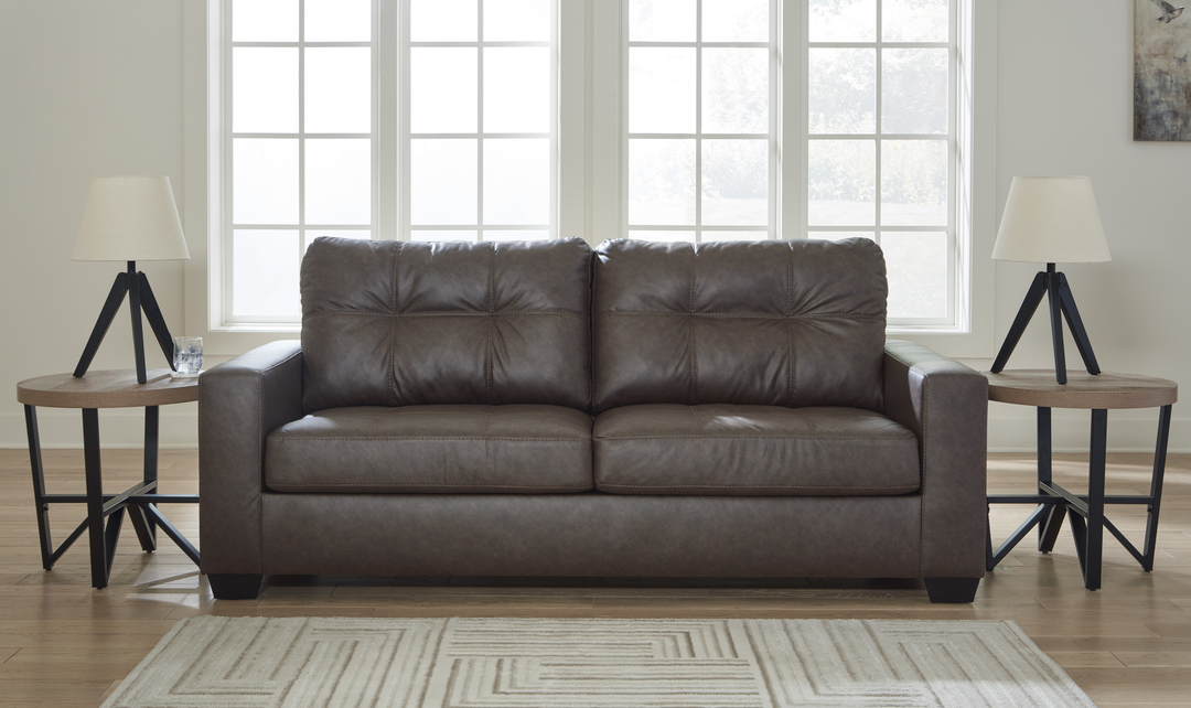 Modern Heritage Barlin Mills 2-Seater Leather Sofa-Jennifer Furniture