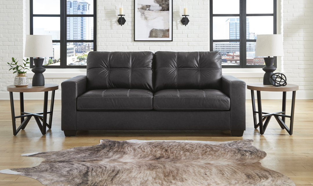 Modern Heritage Barlin Mills 2-Seater Leather Sofa-Jennifer Furniture