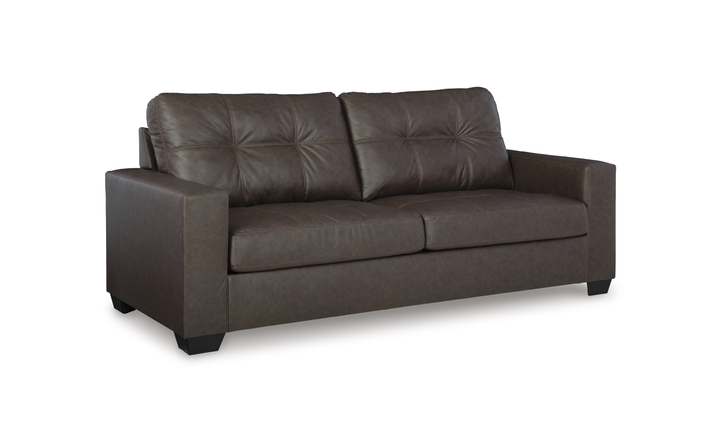 Modern Heritage Barlin Mills Queen Sofa Sleeper in Faux Leather-jennifer Furniture