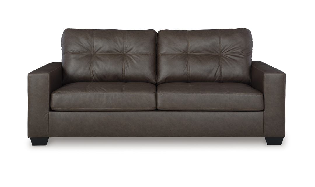 Modern Heritage Barlin Mills Queen Sofa Sleeper in Faux Leather-jennifer Furniture