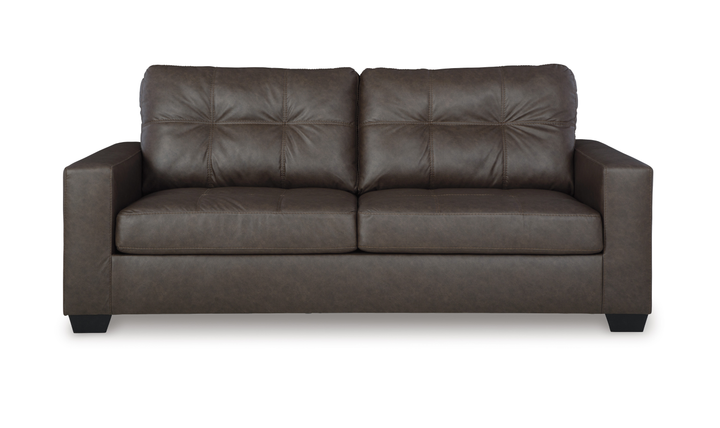 Modern Heritage Barlin Mills Queen Sofa Sleeper in Faux Leather-jennifer Furniture
