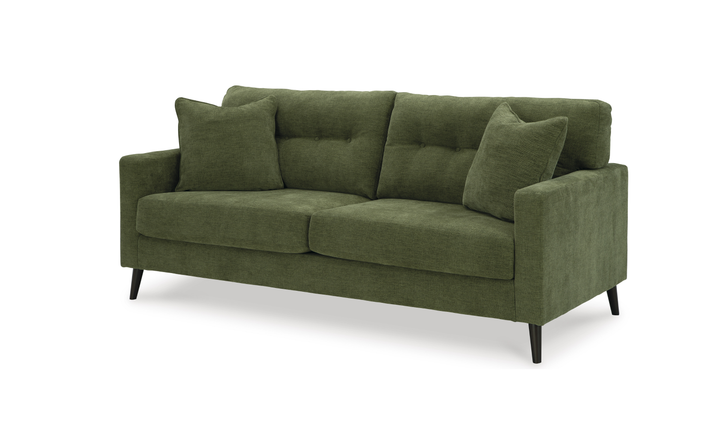 Modern Heritage Bixler 2-Seater Stationary Fabric Sofa With Tufted Back