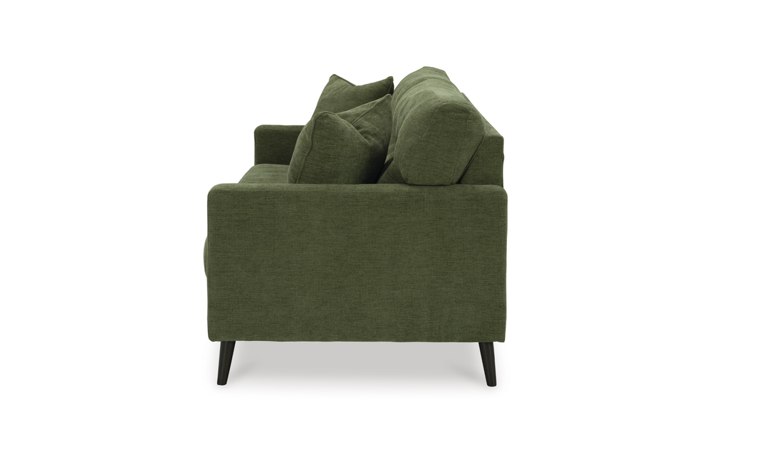 Modern Heritage Bixler 2-Seater Stationary Fabric Sofa With Tufted Back