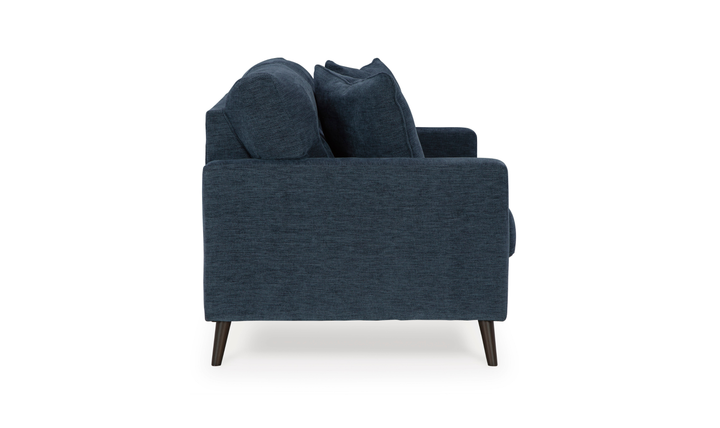 Modern Heritage Bixler Fabric Tufted Back Track Arm Loveseat-JenniferFurniture