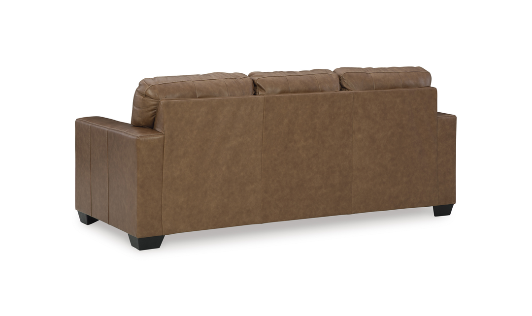 Modern Heritage Bolsena Queen 3-Seater Caramel Leather Sleeper Sofa-Jennifer Furniture