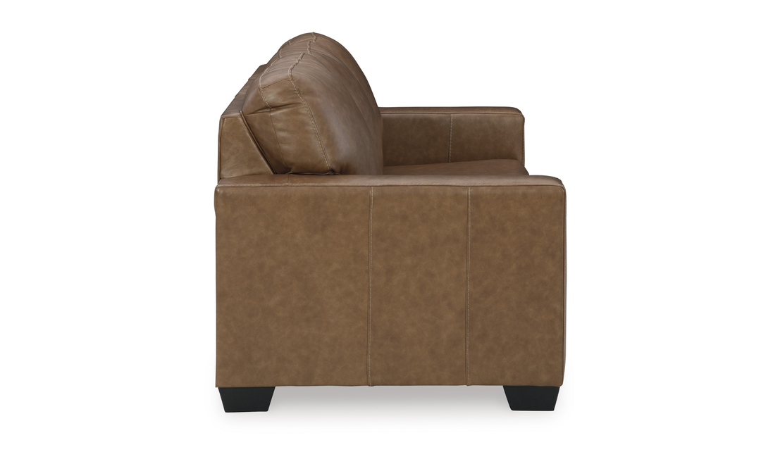 Modern Heritage Bolsena Queen 3-Seater Caramel Leather Sleeper Sofa-Jennifer Furniture