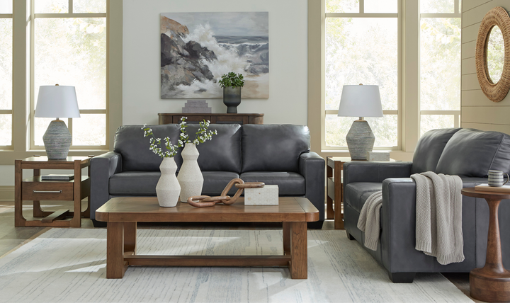 Modern Heritage Bolsena 3-Seater Leather Queen Sofa Sleeper-jennifer furniture