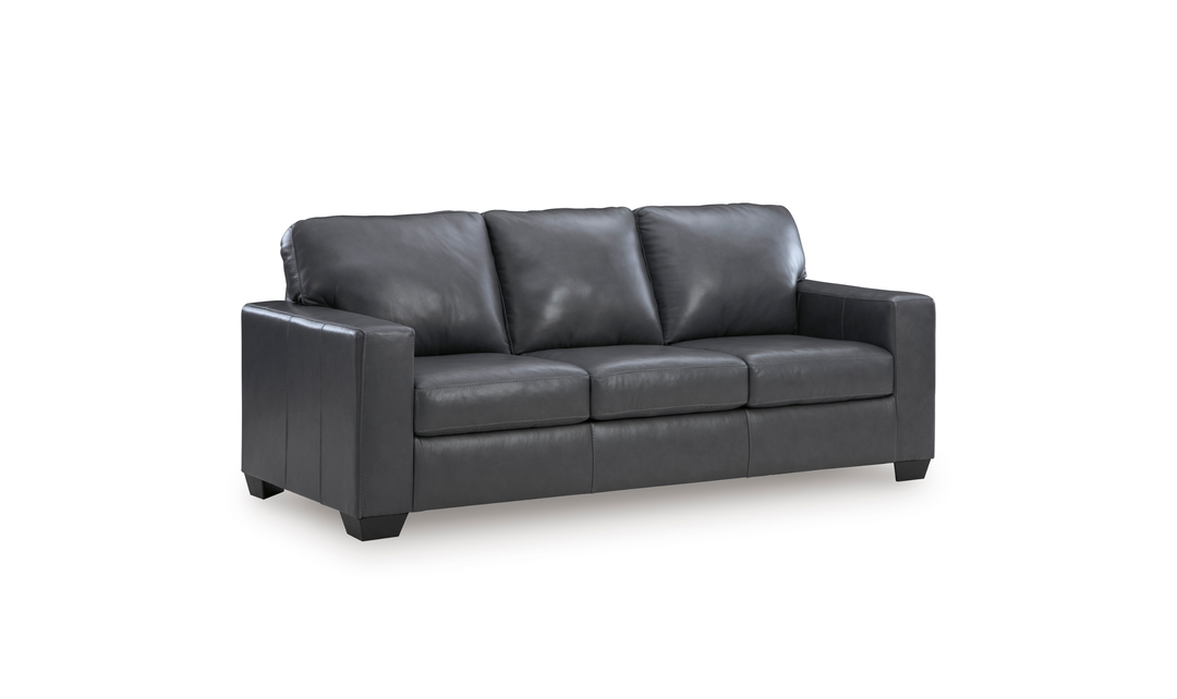 Modern Heritage Bolsena 3-Seater Leather Queen Sofa Sleeper