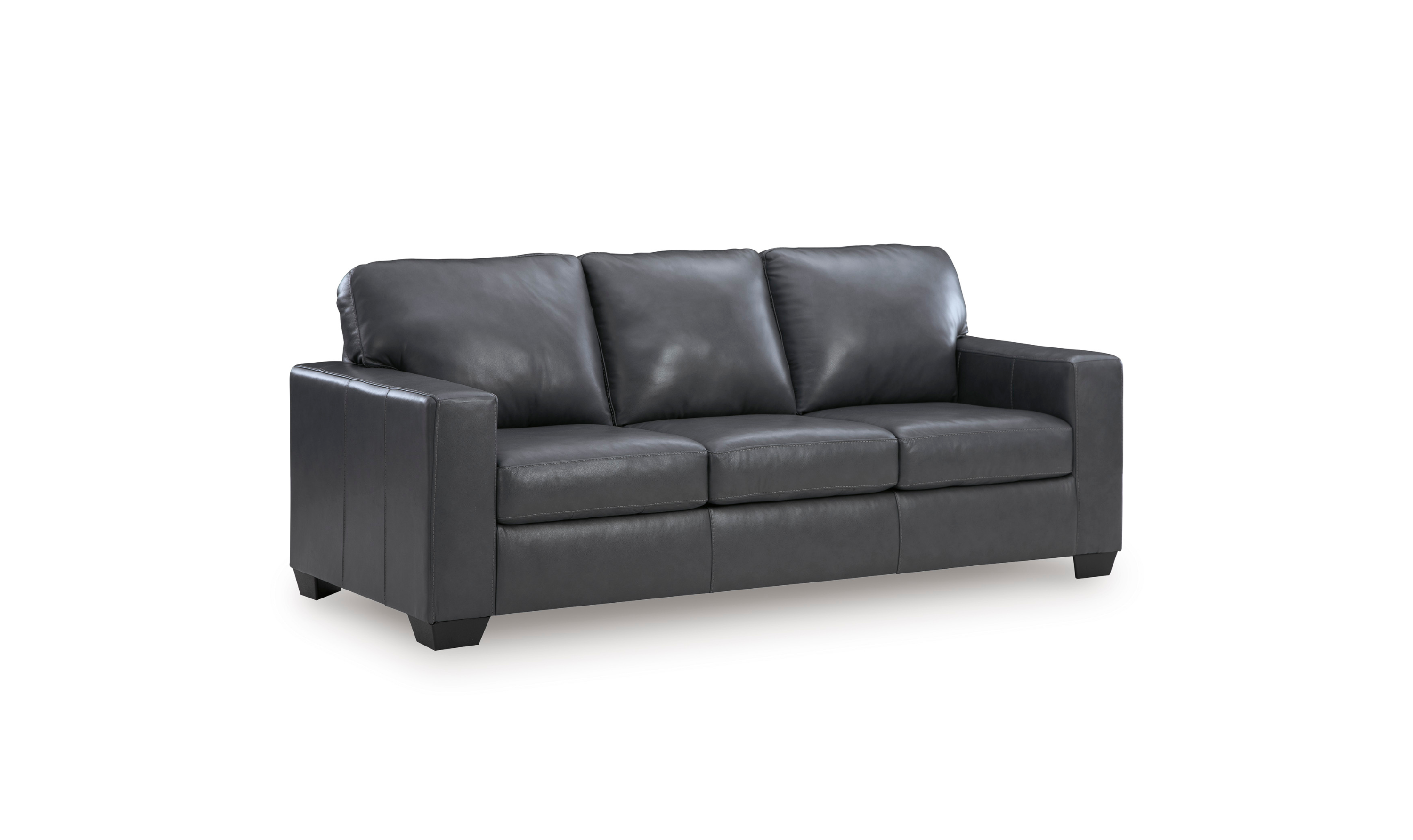 Modern Heritage Bolsena Queen 3-Seater Caramel Leather Sleeper Sofa-Jennifer Furniture