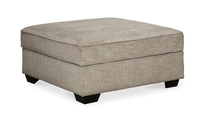 Modern Heritage Bovarian Stone Fabric Ottoman With Storage