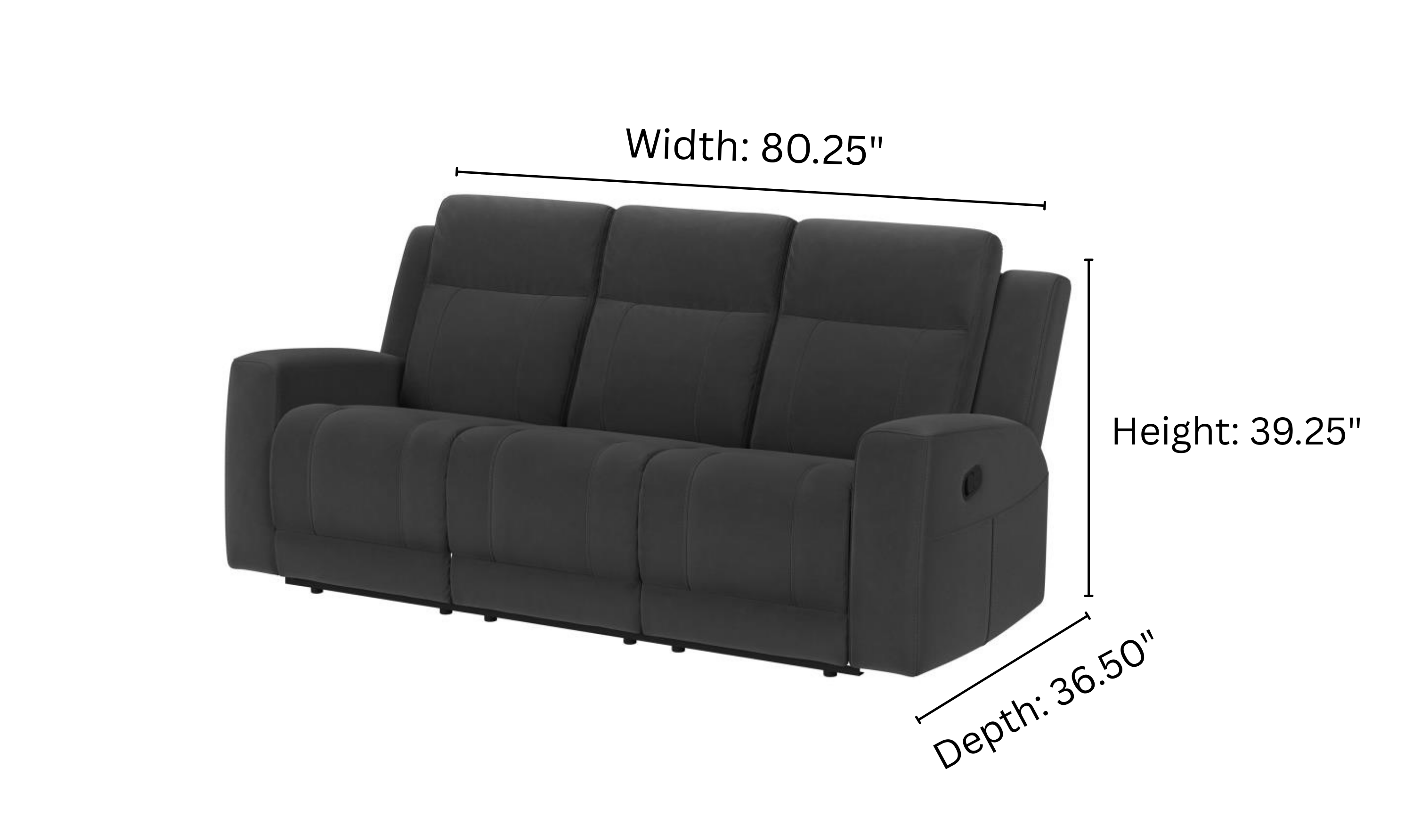 Modern Heritage Brentwood Fabric Reclining Living Room Set-jennifer