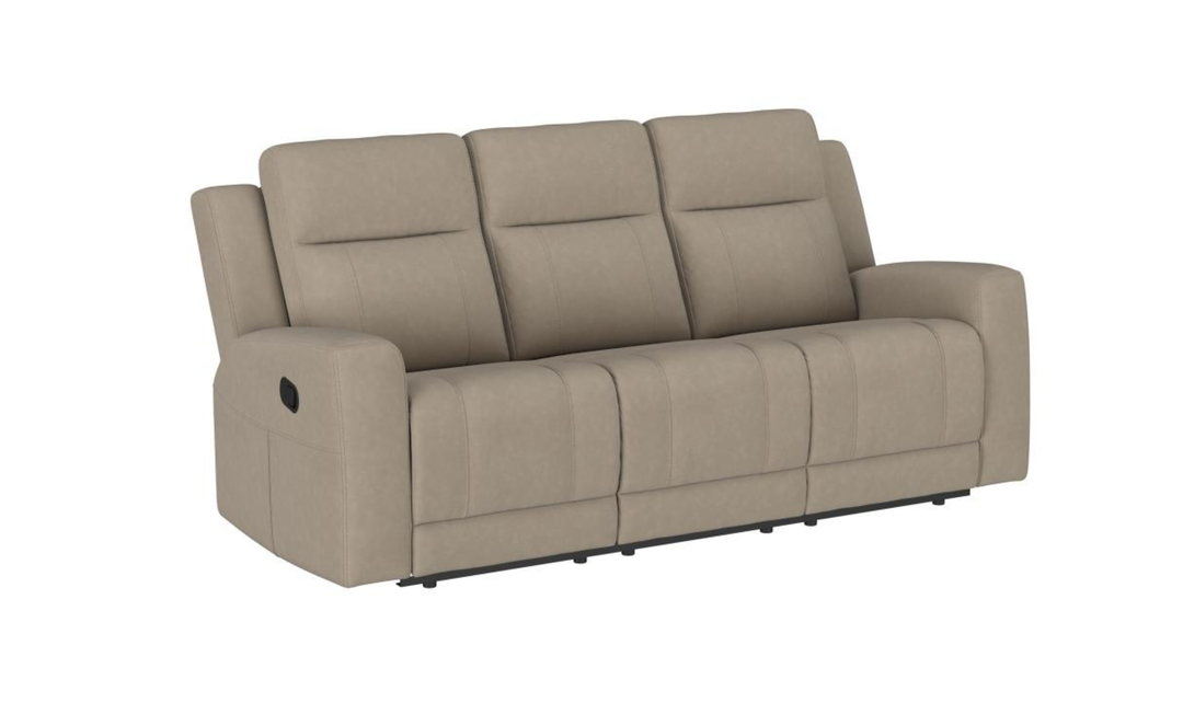 Modern Heritage Brentwood Fabric Motion Reclining 3 Seater Sofa-jennifer