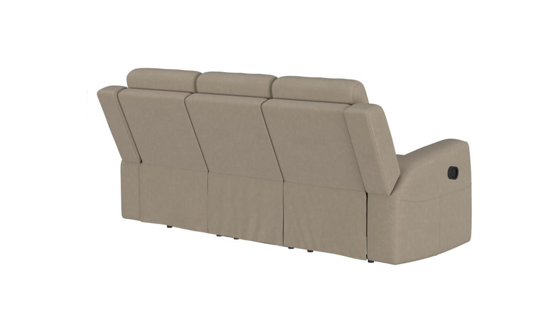 Modern Heritage Brentwood Fabric Motion Reclining 3 Seater Sofa-jennifer
