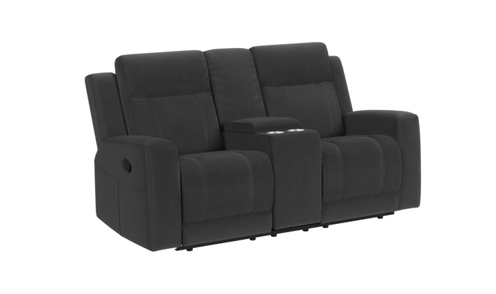 Modern Heritage Brentwood Fabric Motion Reclining Loveseat-jennifer
