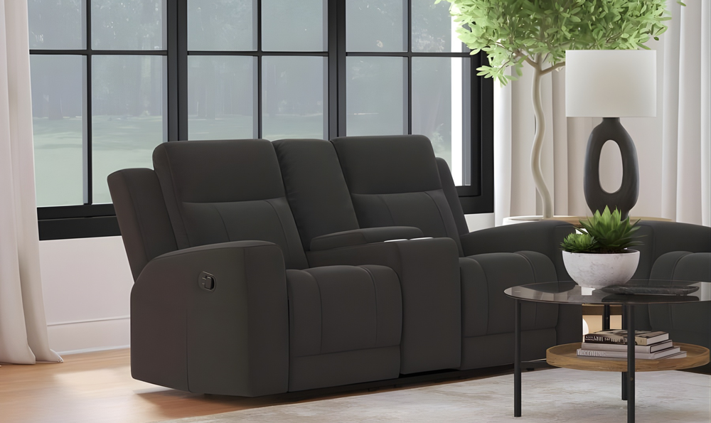 Modern Heritage Brentwood Fabric Motion Reclining Loveseat-jennifer