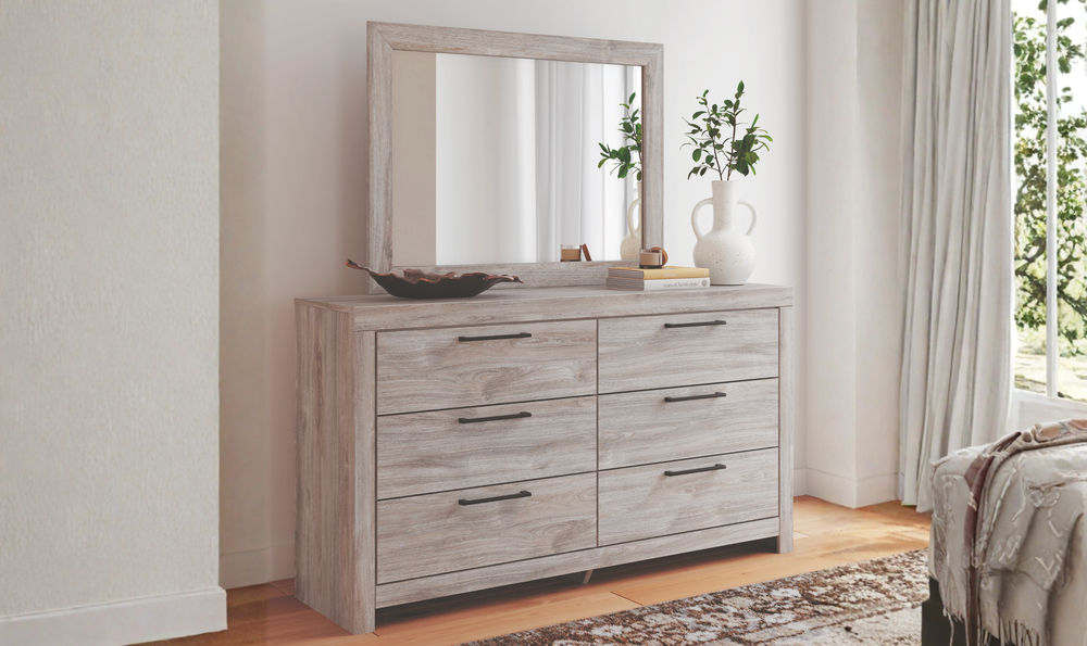 Modern Heritage Broachmyn Dresser and Mirror - Jennifer Furniture