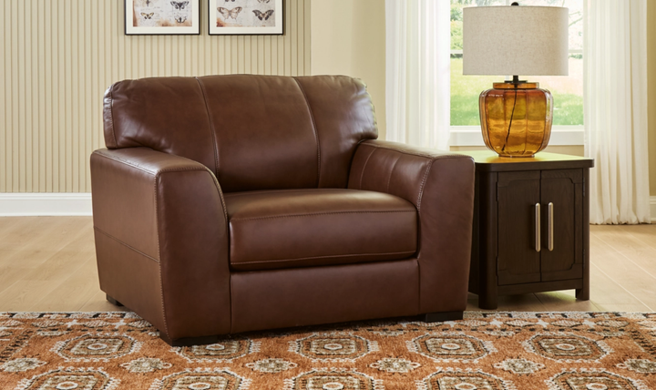 Modern Heritage Brogliano Canyon Leather Chair and a Half-Jennifer Furniture
