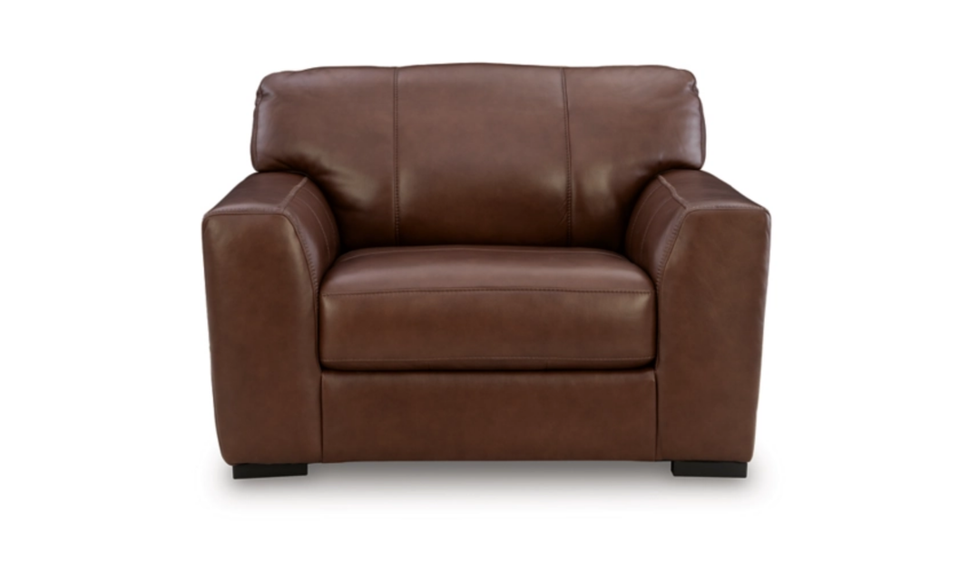 Modern Heritage Brogliano Canyon Leather Chair and a Half-Jennifer Furniture