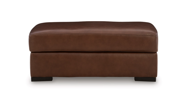Modern Heritage Brogliano Canyon Leather Ottoman