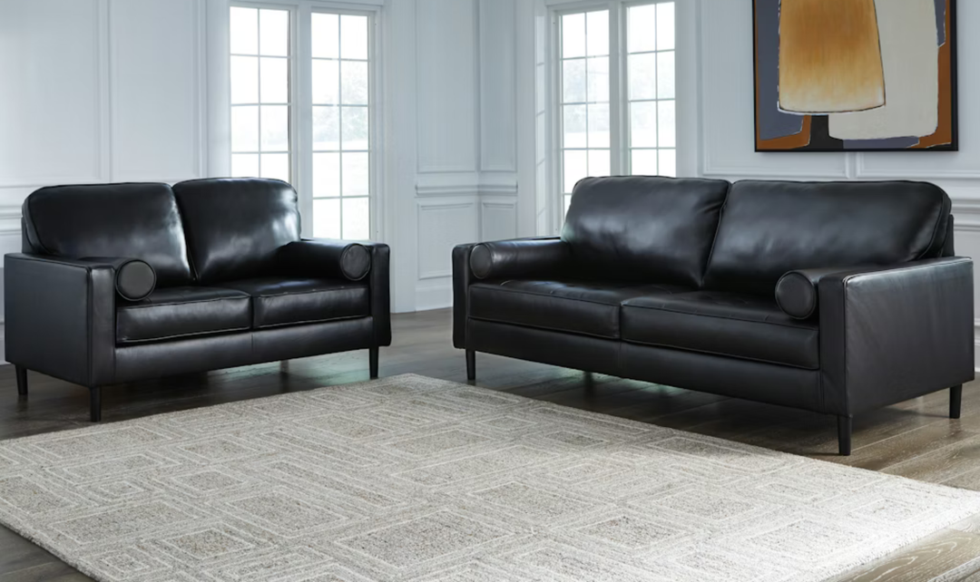 Modern Heritage Bryceview Leather Living Room Set-jennifer