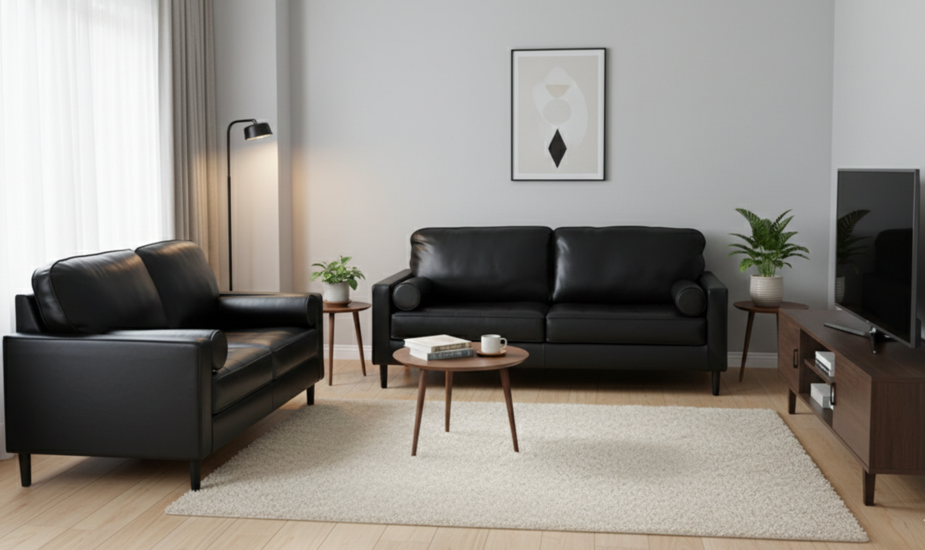 Modern Heritage Bryceview Leather Living Room Set-jennifer