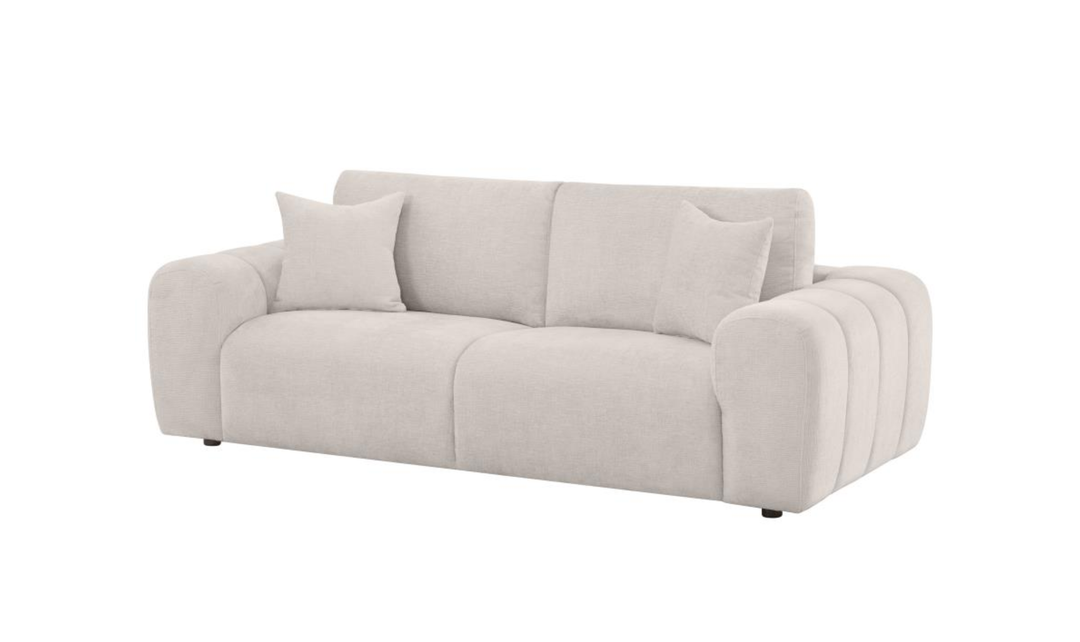 Coaster Burnett Chenille Fabric Wide Arm Sofa