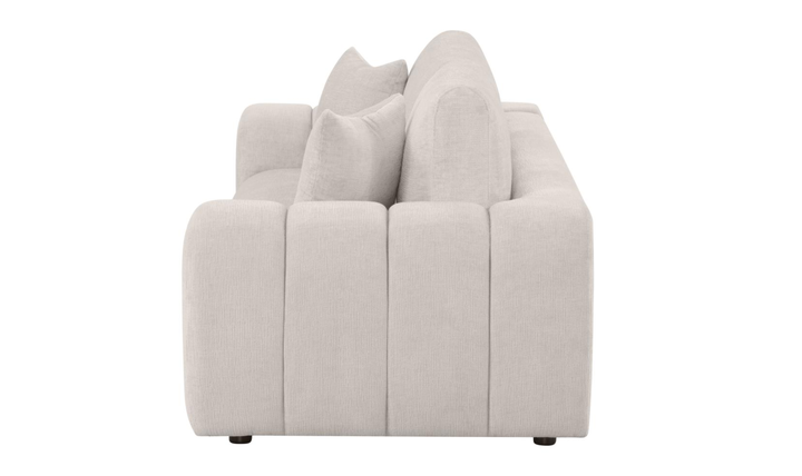 Coaster Burnett Chenille Fabric Wide Arm Sofa