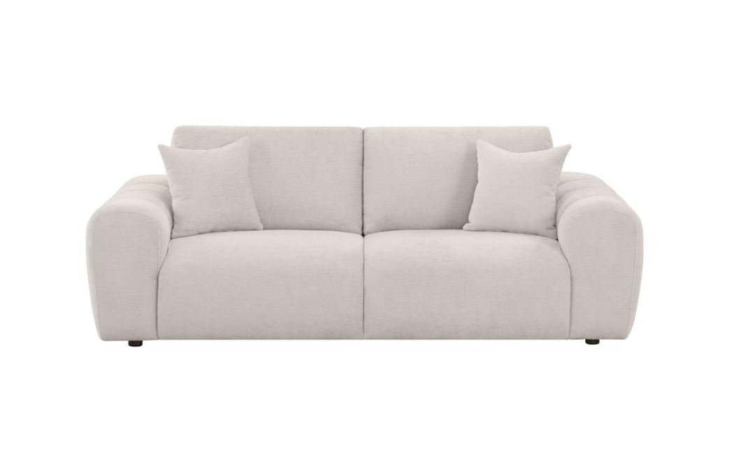 Coaster Burnett Chenille Fabric Wide Arm Sofa