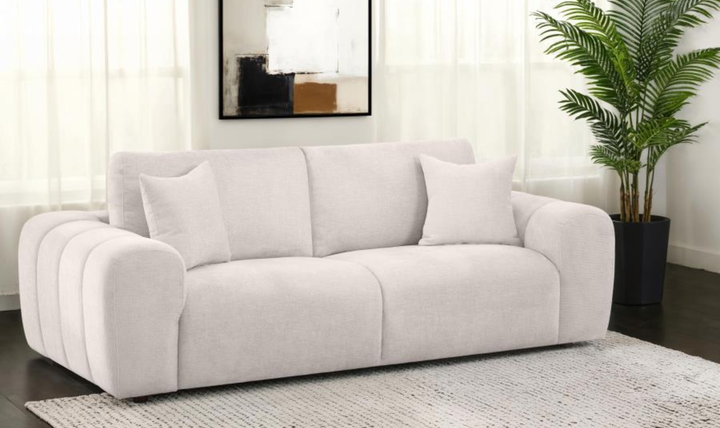 Modern Heritage Burnett Chenille Fabric Wide Arm Sofa-Jennifer Furniture