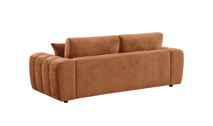 Coaster Burnett Chenille Fabric Wide Arm Sofa