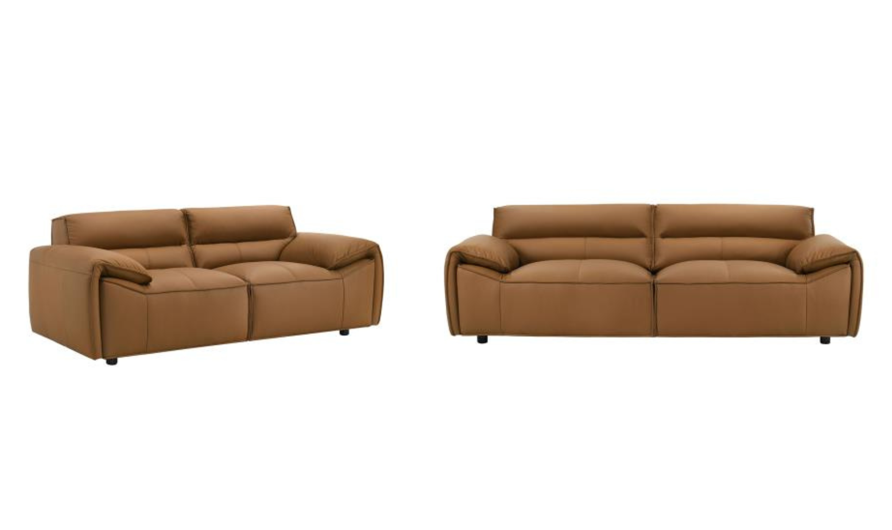 Modern Heritage Buxton Modern Leather Living Room Set