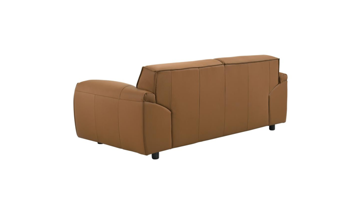 Modern Heritage Buxton Leather Loveseat with Wide Track Arms-jennifer