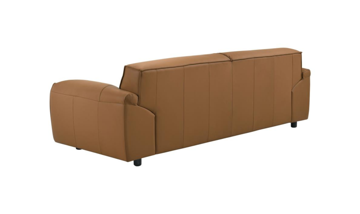 Modern Heritage Buxton Leather Sofa with Wide Track Arms-jennifer