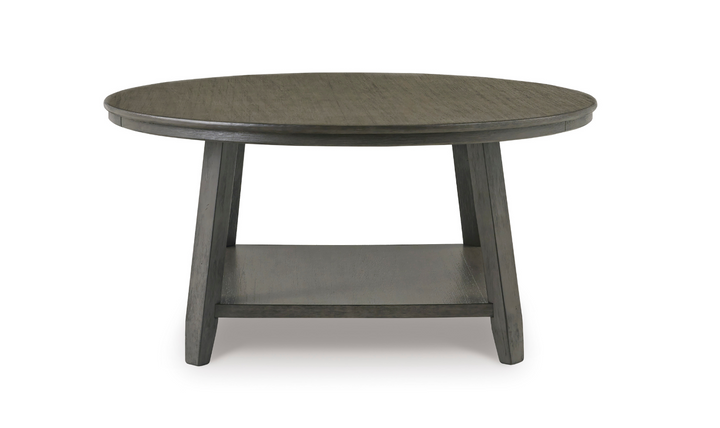 Modern Heritage Caitbrook Occasional Round Table Set in Gray