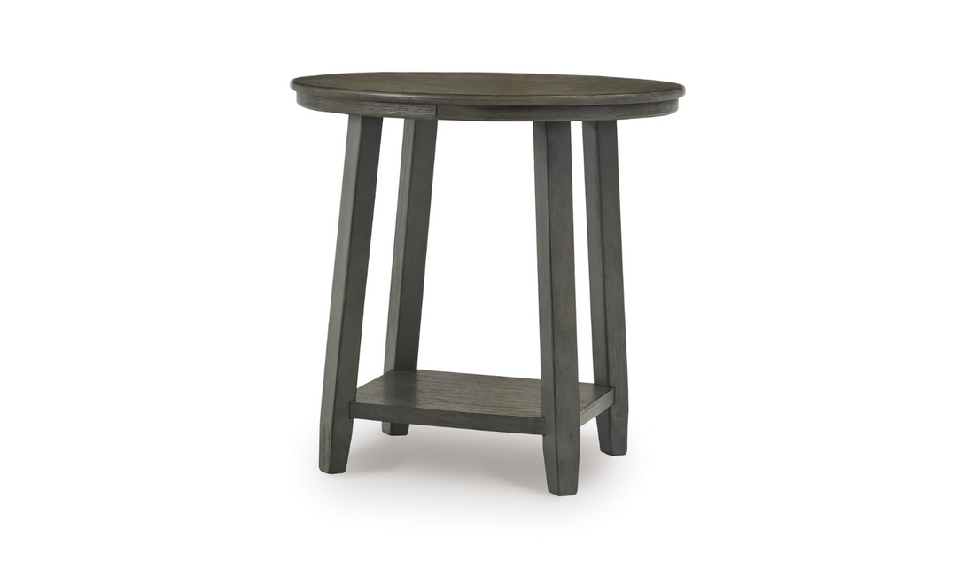 Modern Heritage Caitbrook Occasional Round Table Set in Gray