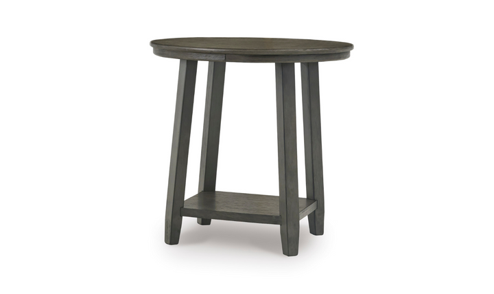 Modern Heritage Caitbrook Occasional Round Table Set in Gray