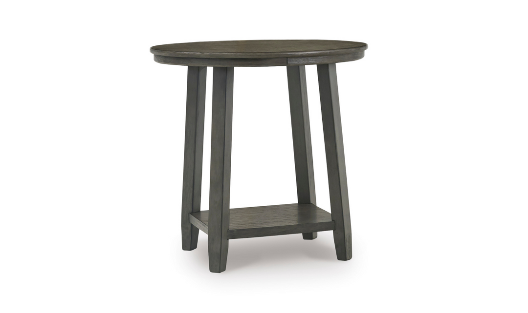 Modern Heritage Caitbrook Occasional Round Table Set in Gray