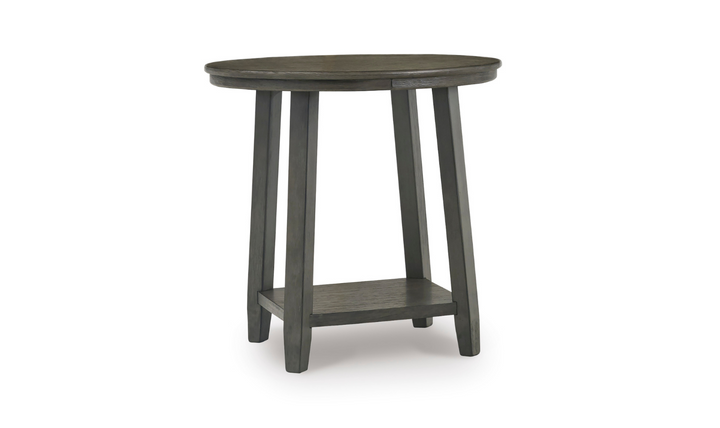 Modern Heritage Caitbrook Occasional Round Table Set in Gray