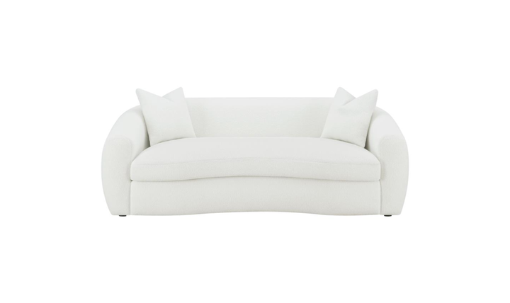 Modern Heritage Isabella Faux Sheepskin Fabric 3-Seater Sofa-jennifer Furniture