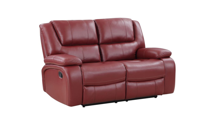 Modern Heritage Camila Leather Motion Reclining Loveseat