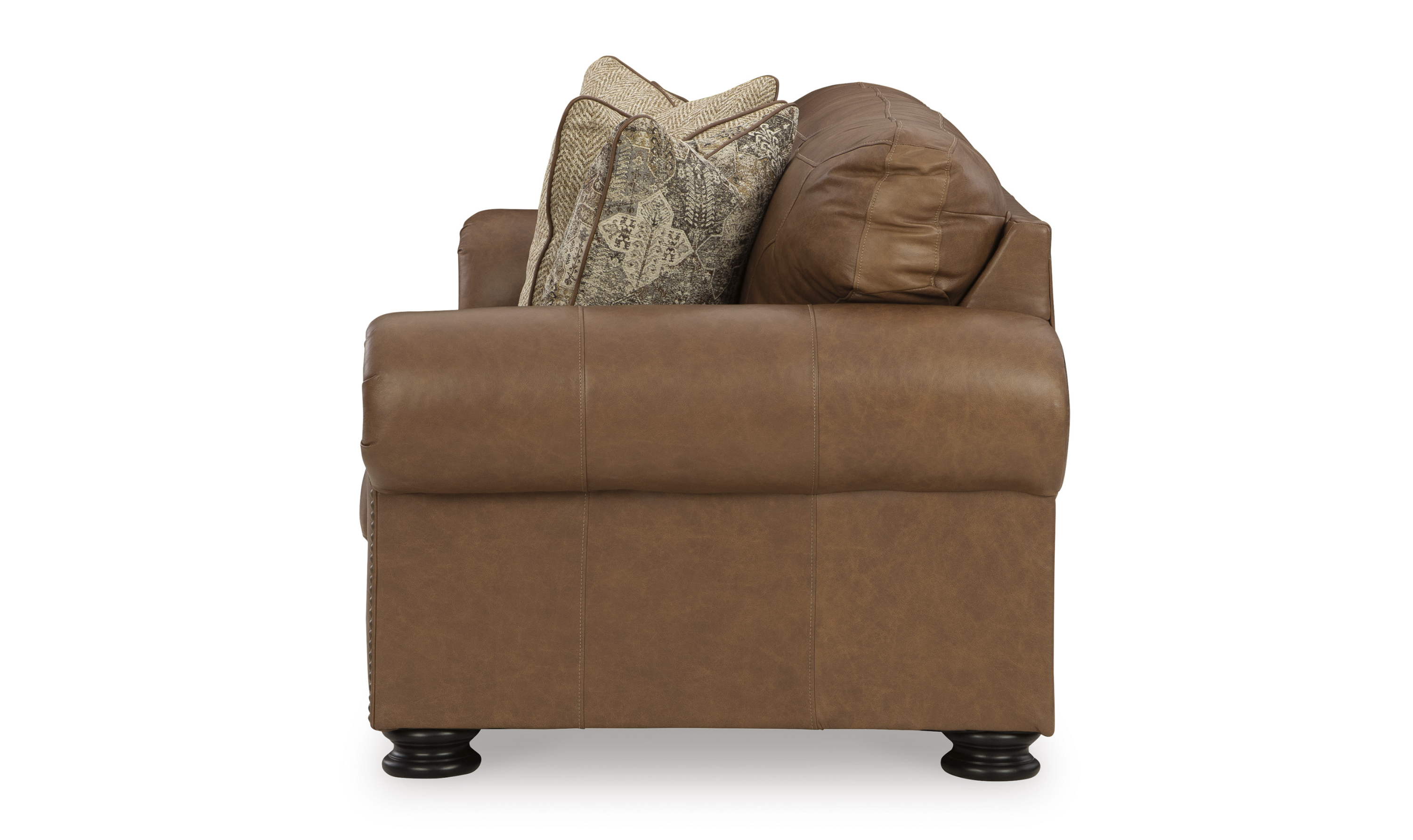 Modern Heritage Carianna 3 Seater Queen Sofa Sleeper With Top Grain Leather-Jennifer Furniture