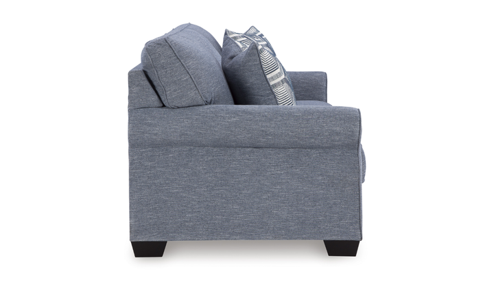 Modern Heritage Carissa Manor Denim 3 Seater Fabric Sofa