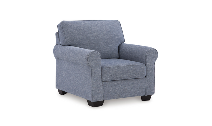 Modern Heritage Carissa Manor Denim Fabric Chair