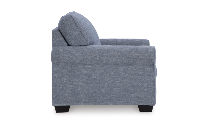 Modern Heritage Carissa Manor Denim Fabric Chair