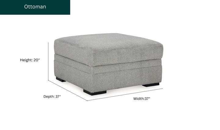Modern Heritage Casselbury Ottoman With Storage-Jennifer Furniture
