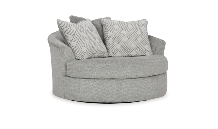 Modern Heritage Casselbury Oversized Swivel Accent Chair-Jennifer Furniture