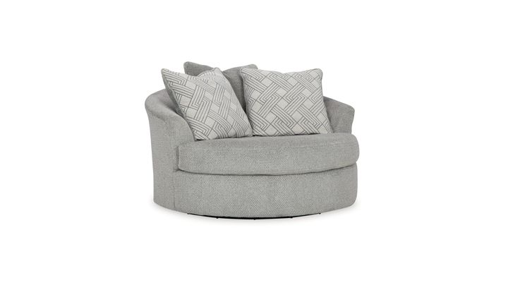 Modern Heritage Casselbury Oversized Swivel Accent Chair-Jennifer Furniture