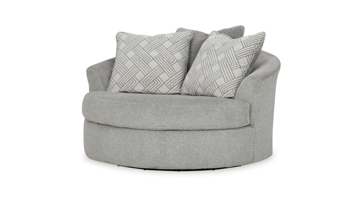 Modern Heritage Casselbury Oversized Swivel Accent Chair-Jennifer Furniture