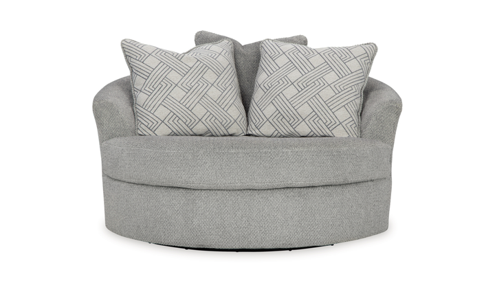 Modern Heritage Casselbury Oversized Swivel Accent Chair-Jennifer Furniture
