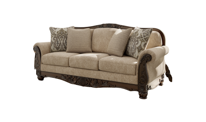 Modern Heritage Chelsworth Golden Fabric Living Room Set-Jennifer Furniture